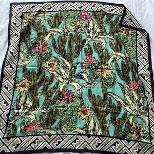 Cactus Patterned Head Scarf